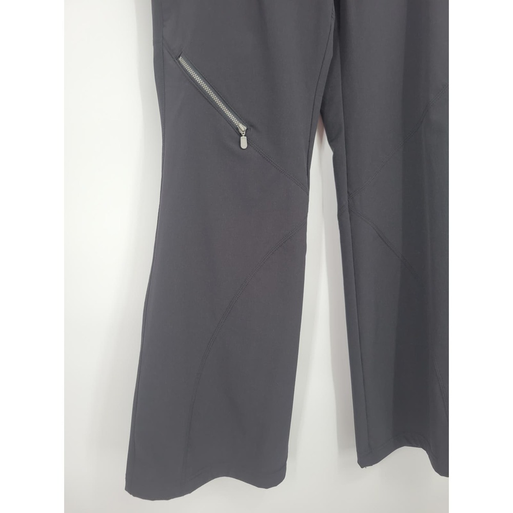 Athleta 10 Black Snow Pants Flare Leg Snowboarding Snowpants - Picture 2 of 8